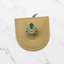 Load image into Gallery viewer, Grand Emerald Diamond 18k Platinum Ring by SR-Takat
