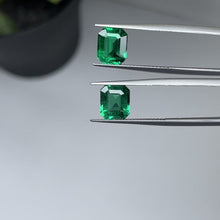 Load and play video in Gallery viewer, Natural Zambia Minor Emerald 4.29 cts Octagon pair by SR-Takat
