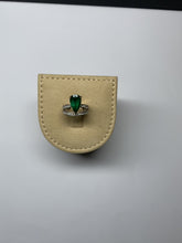 Load and play video in Gallery viewer, Grand Emerald Diamond 18k Platinum Ring by SR-Takat
