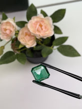 Load and play video in Gallery viewer, Natural Zambia Emerald 14.22 cts Octagon by SR-Takat
