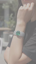 Load and play video in Gallery viewer, Natural Emerald 34 cts certified in Switzerland GRS Lab by SR-Takat
