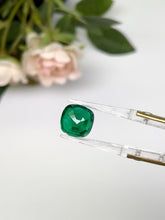 Load and play video in Gallery viewer, Natural Zambia Emerald 6.07 cts Cushion by SR-Takat
