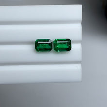 Load and play video in Gallery viewer, Natural Zambia Minor Emerald 5.91 cts Octagon pair by SR-Takat
