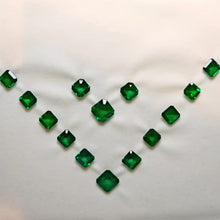 Load and play video in Gallery viewer, Classic Asscher Cut Natural Emerald Set by SR-Takat

