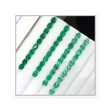 Load image into Gallery viewer, Natural Zambian Emerald Ovals by Takat Gem SR
